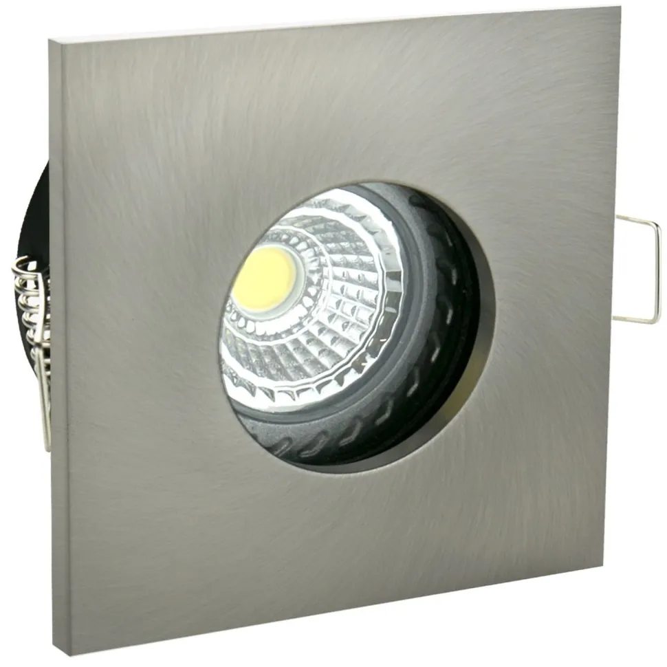 Upotettava alasvalo Spectrum Fiale IV GU10 IP65 8x8cm