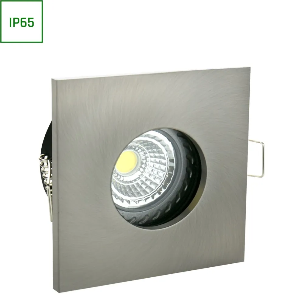 Upotettava alasvalo Spectrum Fiale IV GU10 IP65 8x8cm