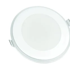 Upotettava alasvalo Spectrum Fiale 3 Steps 12.5W Aureola A IP44 Ø148x37mm valkoinen, eri värilämpötiloja