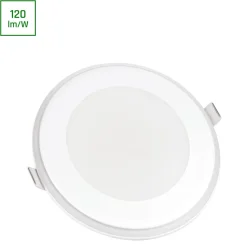 Upotettava alasvalo Spectrum Fiale 3 Steps 5.5W Aureola A 3000K IP44 Ø83x40mm valkoinen