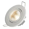Upotettava kohdevalaisin Spectrum Fiale II 6W COB 38° 4000K Ø84x41mm valkoinen