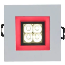 Upotettava kohdevalaisin Spectrum Fiale 4x1W 30° 80x80x40mm, eri vaihtoehtoja