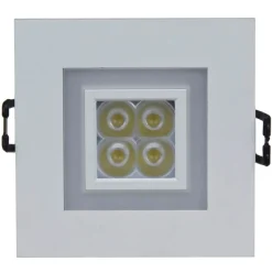 Upotettava kohdevalaisin Spectrum Fiale 4x1W 30° 80x80x40mm, eri vaihtoehtoja