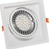 Upotettava kohdevalaisin Spectrum Mdd Maxi Uno AR111 GU10 186x186x43mm valkoinen