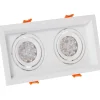 Upotettava kohdevalaisin Spectrum Mdd Mini Due GU10 x2 110x210x40mm valkoinen