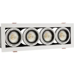Upotettava kohdevalaisin Spectrum Modern Day Mini 4xGU10 100x316x77mm valkoinen