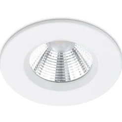 Upotettava LED-alasvalo Trio Zagros Ø8,5 cm valkoinen IP65