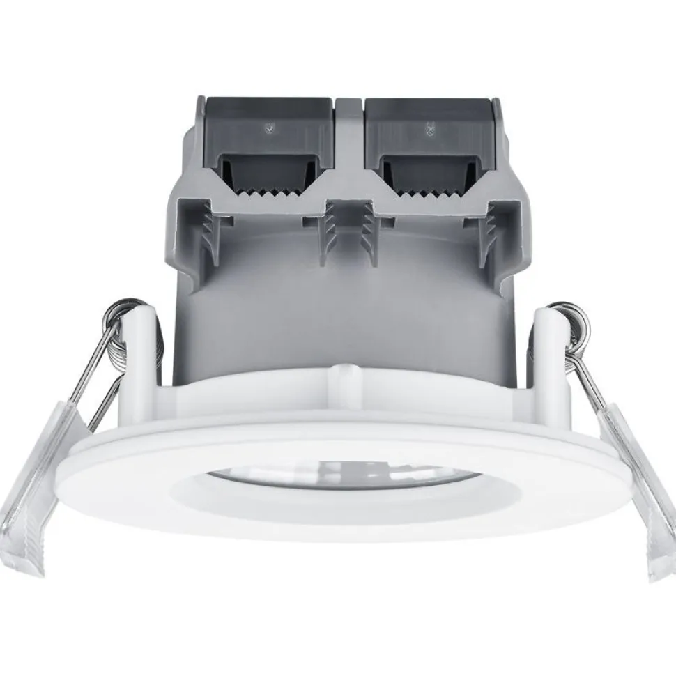 Upotettava LED-alasvalo Trio Zagros Ø8,5 cm valkoinen IP65