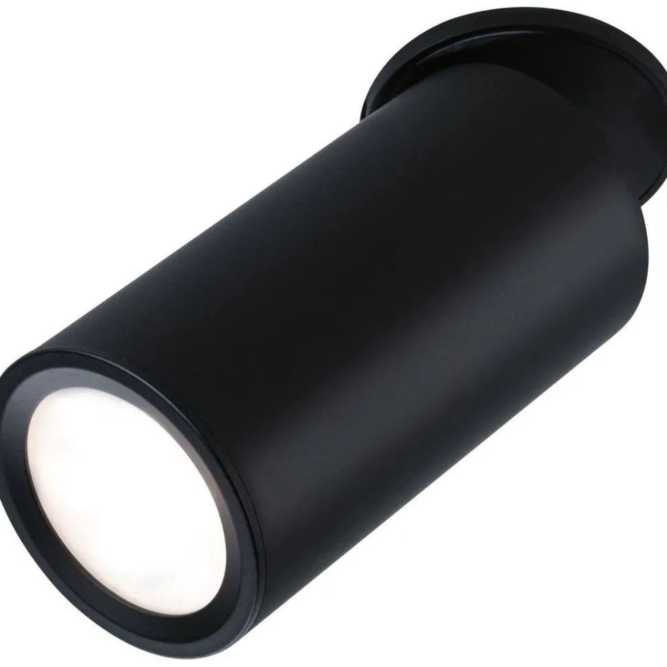 Upotettava LED-kohdevalaisin Paulmann Turnal, 60mm, 90°, 6W, 470lm, 2700K, himmennettävä, mattamusta