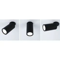 Upotettava LED-kohdevalaisin Paulmann Turnal, 60mm, 90°, 6W, 470lm, 2700K, himmennettävä, mattamusta