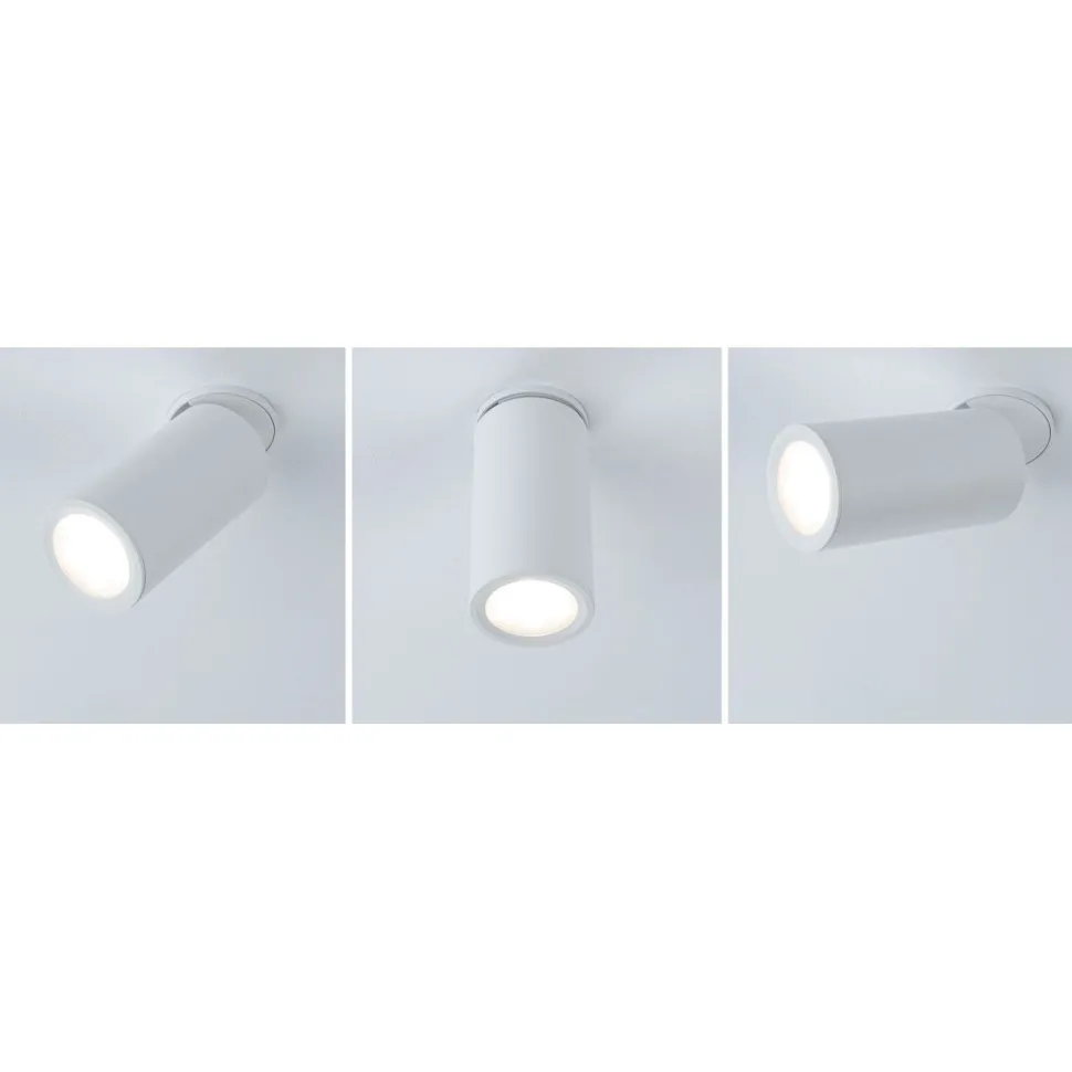 Upotettava LED-kohdevalaisin Paulmann Turnal, 60mm, 90°, 6W, 470lm, 2700K, himmennettävä, mattamusta