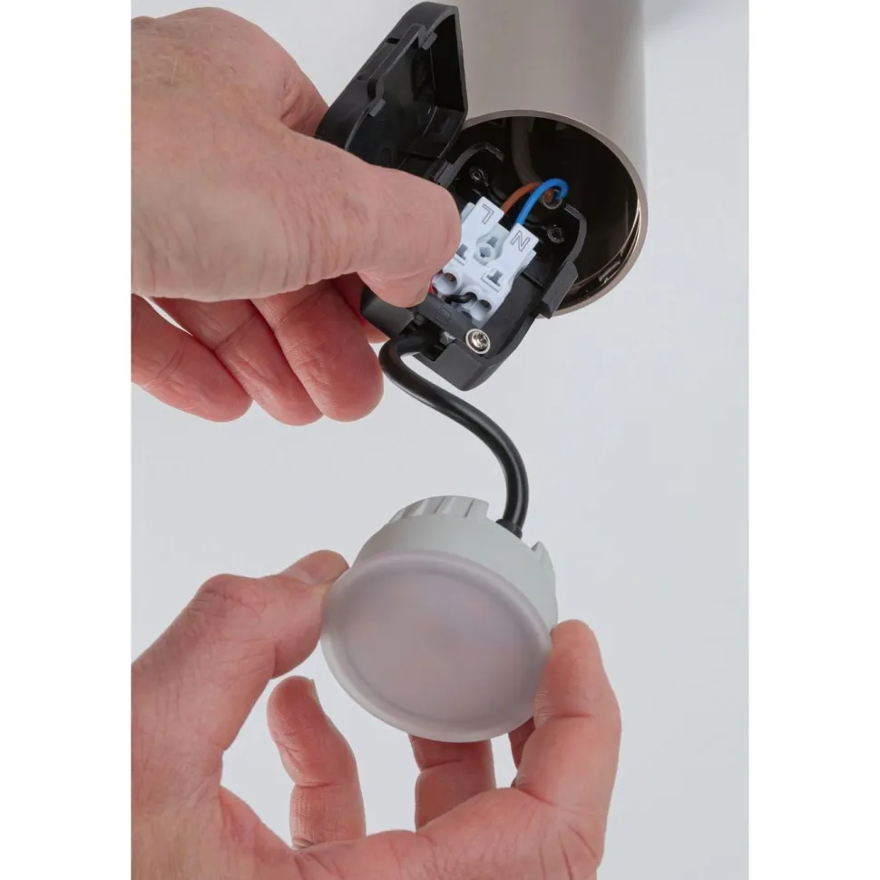 Upotettava LED-kohdevalaisin Paulmann Turnal, 60mm, 90°, 6W, 470lm, 2700K, himmennettävä, mattamusta