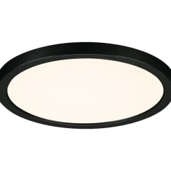 Upotettava LED-paneeli Paulmann VariFit Areo, IP44, Ø175mm, 13W, 3000K, musta