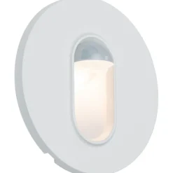 Upotettava LED-seinävalaisin liike- ja hämärätunnistimella Paulmann, Ø78mm, 2.7W, 65lm, 2700K, valkoinen