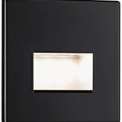 Upotettava LED-seinävalaisin Paulmann Edge Quadro, 80x80mm, 1.2W, 50lm, 2700K, mattavalkoinen