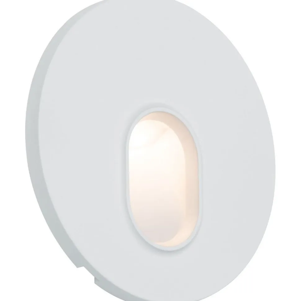 Upotettava LED-seinävalaisin Paulmann, Ø78mm, 1.1W, 65lm, 2700K, valkoinen
