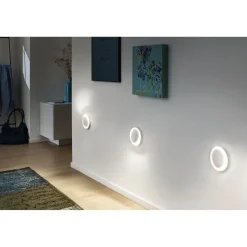 Upotettava LED-seinävalaisin Paulmann Neordic, Ø123mm, 2W, 30lm, 2700K, mattavalkoinen