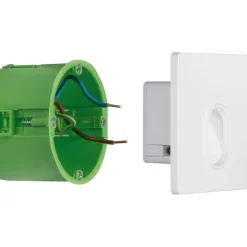 Upotettava LED-seinävalaisin Paulmann, 78x35mm, 1.7W, 65lm, 2700K, valkoinen
