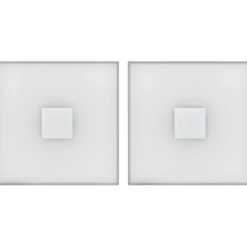 Upotettava LED-seinävalaisinsarja Paulmann LumiTiles, 2 valaisinta, IP44, 10x10cm, 2700K, himmennettävä, valkoinen