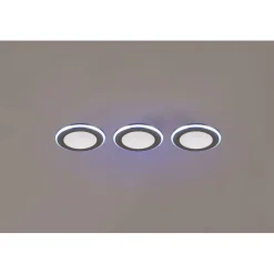 Upotettava LED Trio Argus, kromi, RGB, 3kpl/pkt