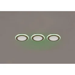 Upotettava LED Trio Argus, kromi, RGB, 3kpl/pkt