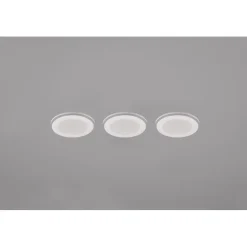 Upotettava LED Trio Argus, kromi, RGB, 3kpl/pkt