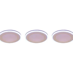 Upotettava LED Trio Argus, kromi, RGB, 3kpl/pkt