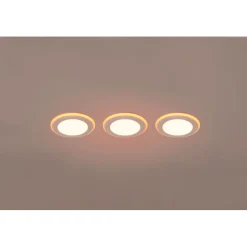 Upotettava LED Trio Argus, kromi, RGB, 3kpl/pkt