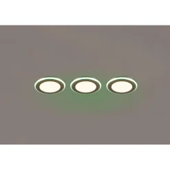 Upotettava LED Trio Argus, kromi, RGB, 3kpl/pkt