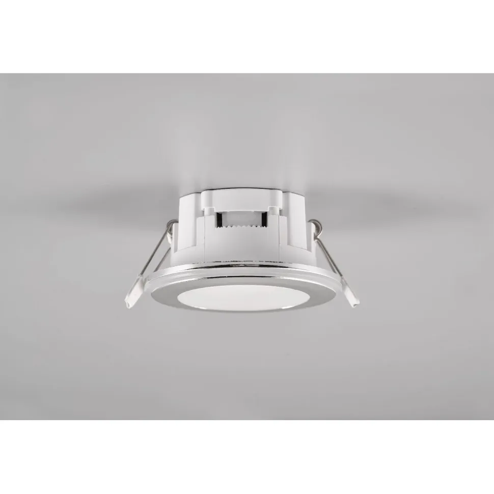 Upotettava LED Trio Argus, mattavalkoinen, RGB