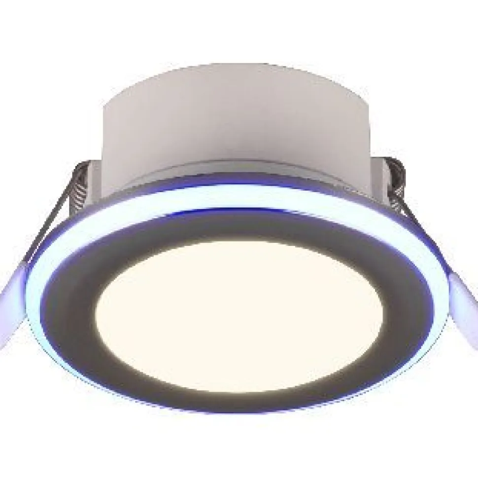 Upotettava LED Trio Argus, mattavalkoinen, RGB