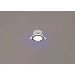 Upotettava LED Trio Argus, mattavalkoinen, RGB