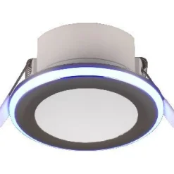 Upotettava LED Trio Argus, mattavalkoinen, RGB