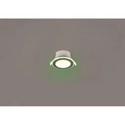 Upotettava LED Trio Argus, mattavalkoinen, RGB