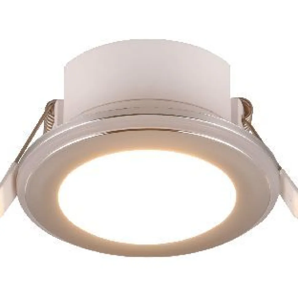 Upotettava LED Trio Argus, mattavalkoinen, RGB