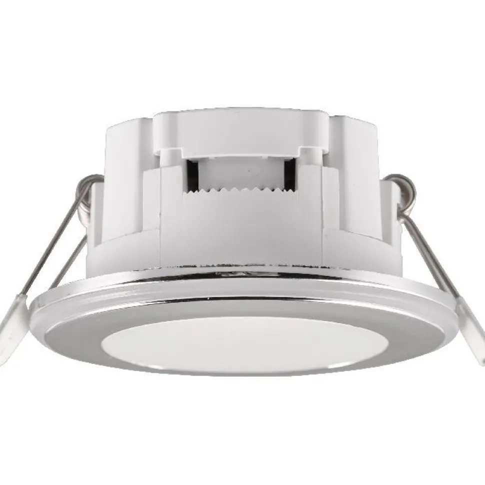 Upotettava LED Trio Argus, mattavalkoinen, RGB