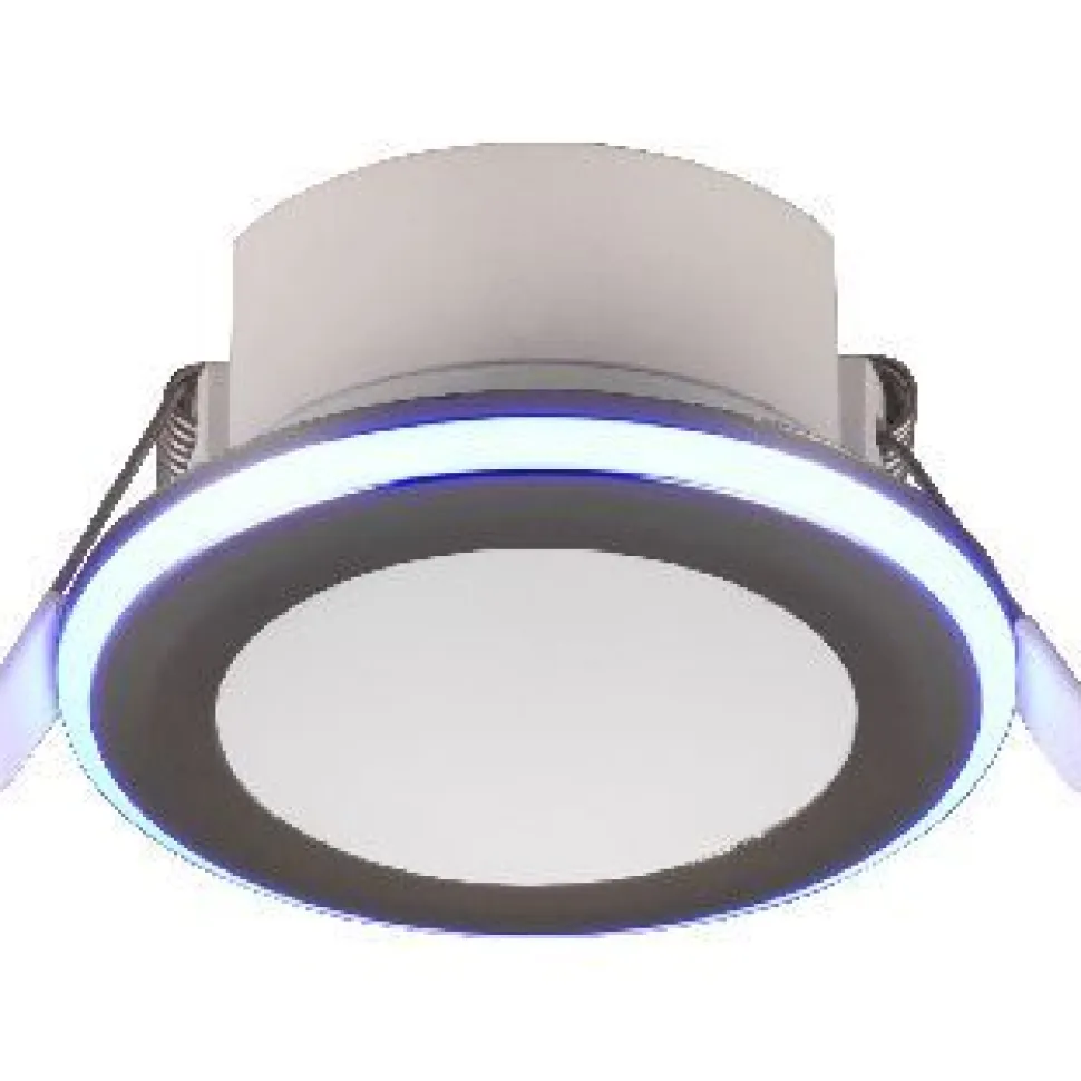 Upotettava LED Trio Argus, mattavalkoinen, RGB