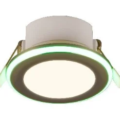 Upotettava LED Trio Argus, mattavalkoinen, RGB