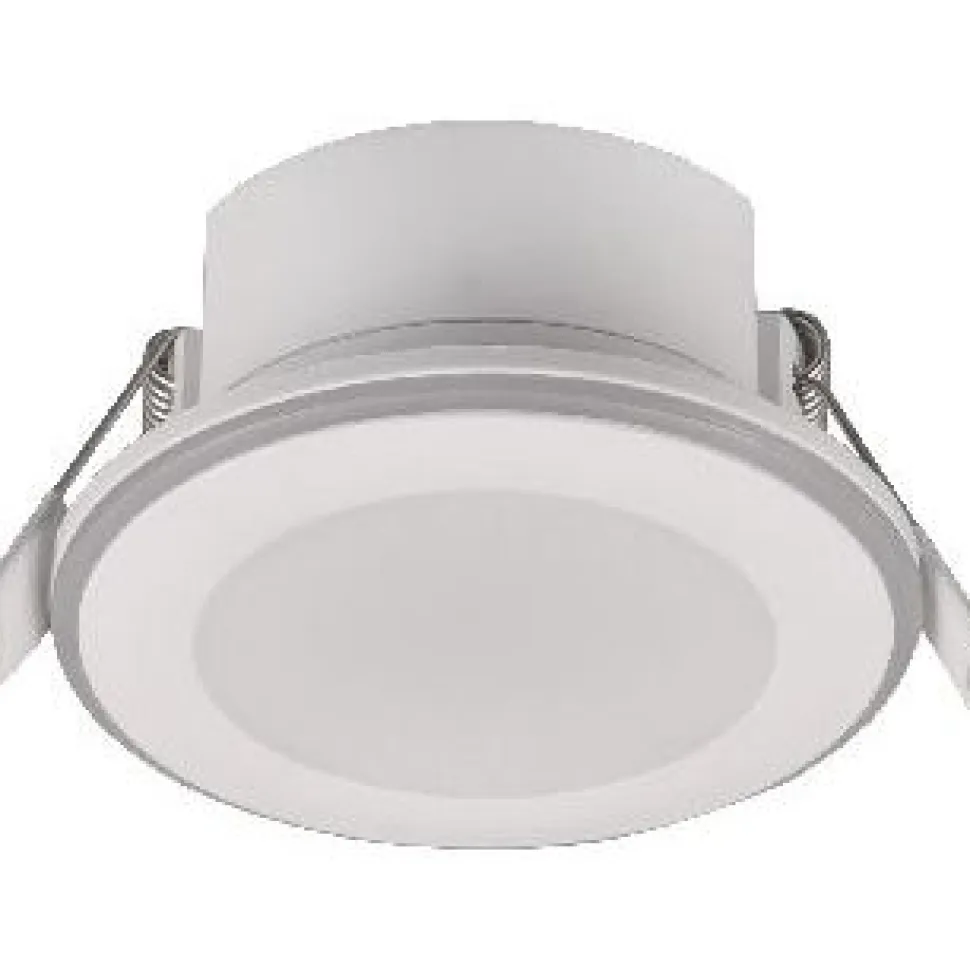 Upotettava LED Trio Argus, mattavalkoinen, RGB