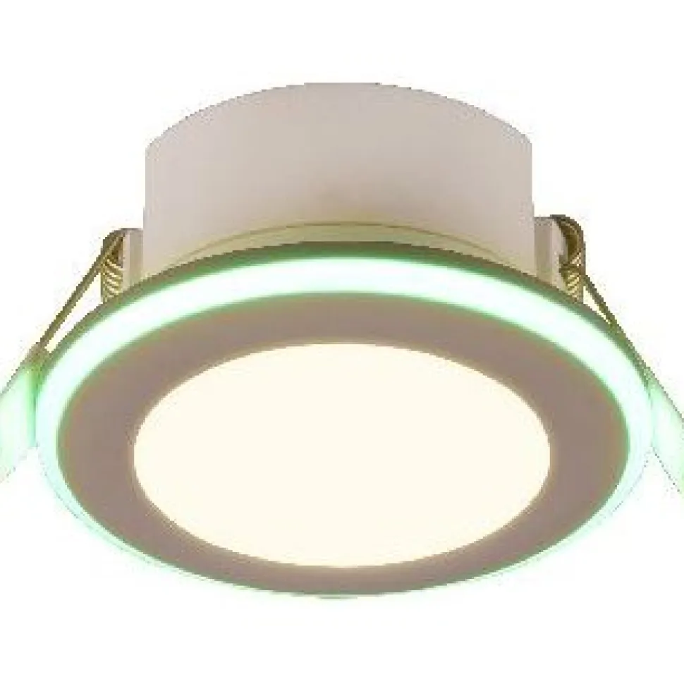 Upotettava LED Trio Argus, mattavalkoinen, RGB