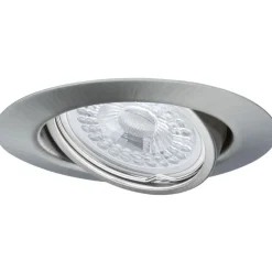 Upotettava LED-valaisin Paulmann Base Coin, 3kpl, Ø90mm, GU10, 5W, 350lm, 3000K, himmennettävä, harjattu rauta