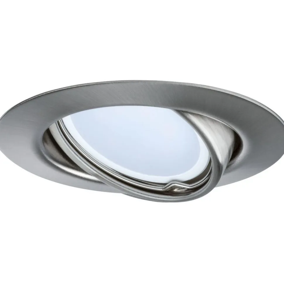 Upotettava LED-valaisin Paulmann Base, Ø90mm, GU10, 5W, 350lm, 3000K, valkoinen
