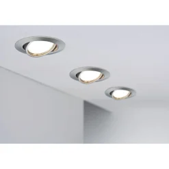 Upotettava LED-valaisin Paulmann Base, Ø90mm, GU10, 5W, 350lm, 3000K, valkoinen