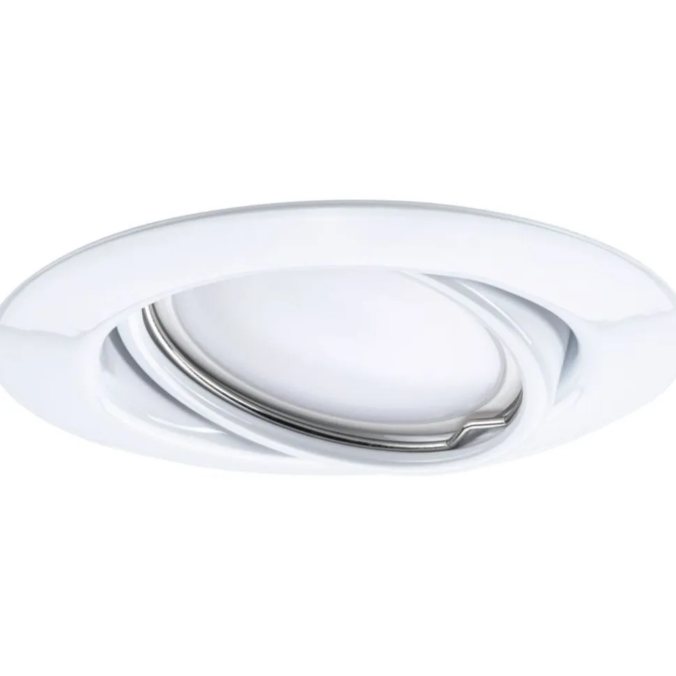 Upotettava LED-valaisin Paulmann Base, Ø90mm, GU10, 5W, 350lm, 3000K, valkoinen