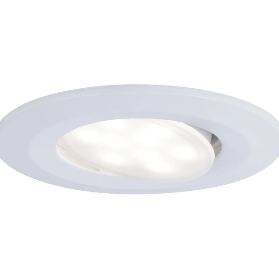 Upotettava LED-valaisin Paulmann Calla, IP65, Ø90mm, 5.2W, 460lm, 4000K, himmennettävä, mattakromi