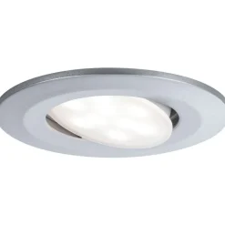 Upotettava LED-valaisin Paulmann Calla, IP65, Ø90mm, 5.2W, 460lm, 4000K, himmennettävä, mattakromi