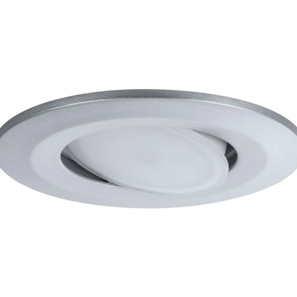 Upotettava LED-valaisin Paulmann Calla, IP65, Ø90mm, 5.2W, 460lm, 4000K, himmennettävä, mattakromi