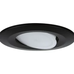 Upotettava LED-valaisin Paulmann Calla, IP65, Ø90mm, 6W, 500lm, 4000K, mattamusta