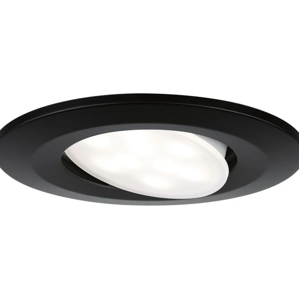 Upotettava LED-valaisin Paulmann Calla, 3kpl, IP65, Ø90mm, 5W, 400lm, säädettävä värilämpötilä, mattakromi