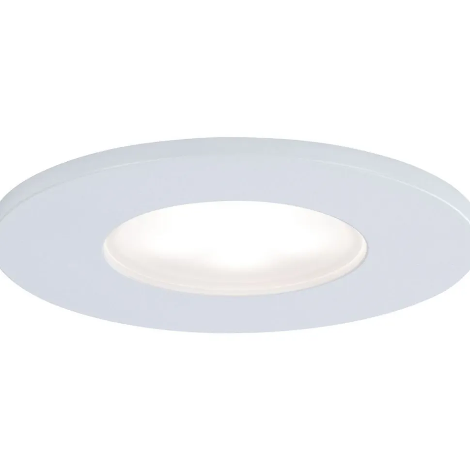 Upotettava LED-valaisin Paulmann Calla Rigid, IP65, Ø85mm, 5W, 400lm, 4000K, mattavalkoinen